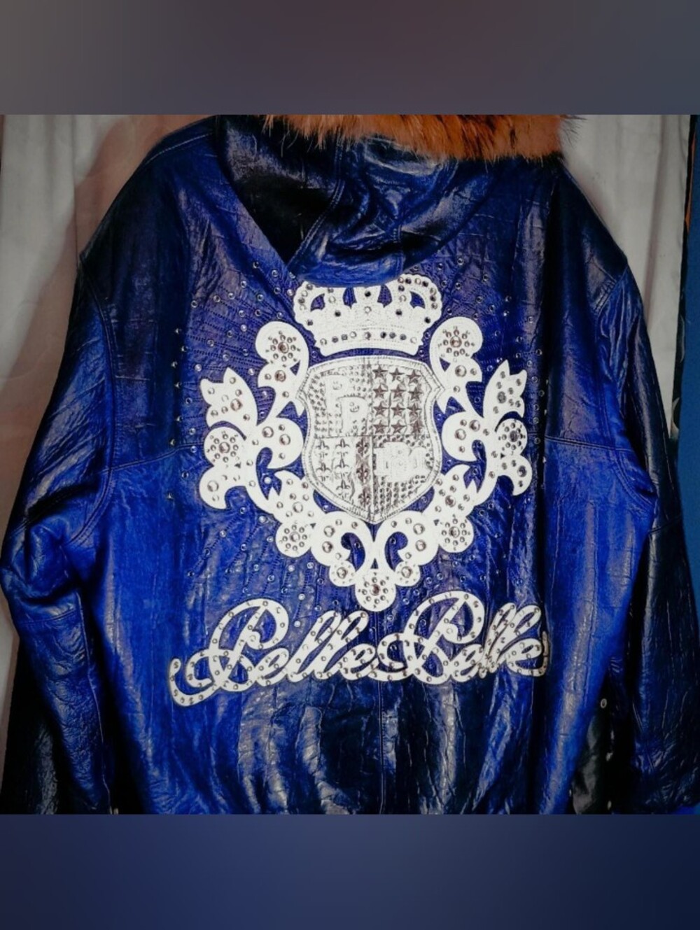Thee Grail Ultra Rare Pelle Pelle Genuine Coyote Fur Hood  Alligator Leather!